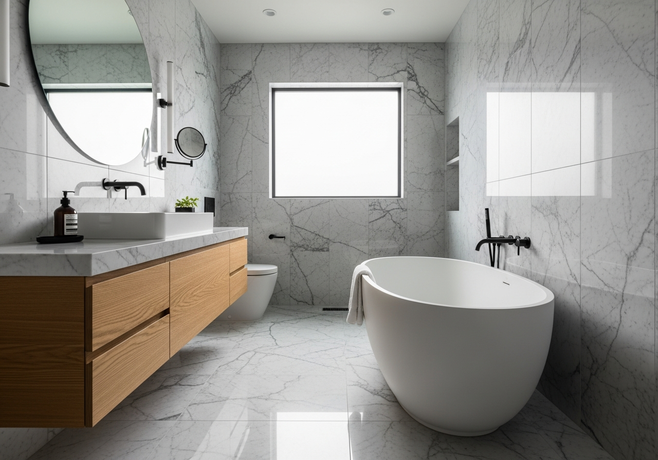 Spa-Inspired Bathroom